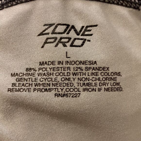 Zone Pro Size Large athletic pants/leggings heather gray - Picture 5 of 6